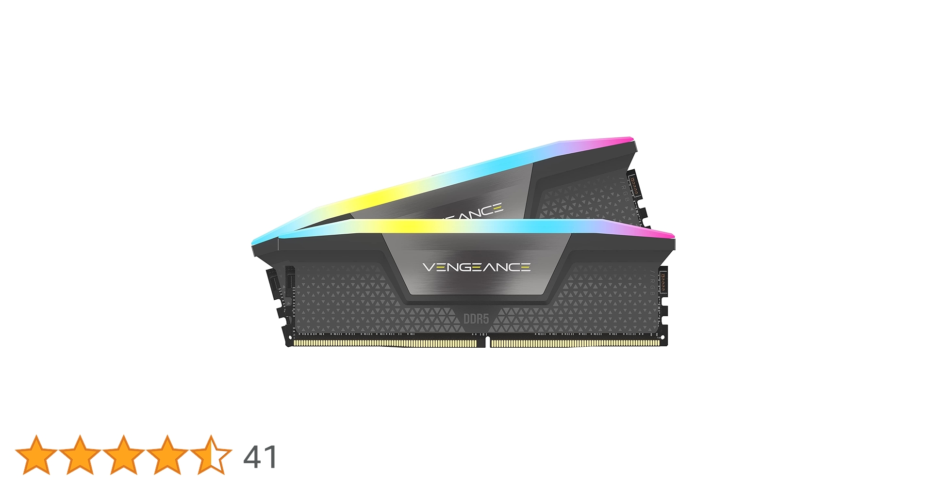 CORSAIR Memória de computador Vengeance RGB DDR5 RAM 32 GB